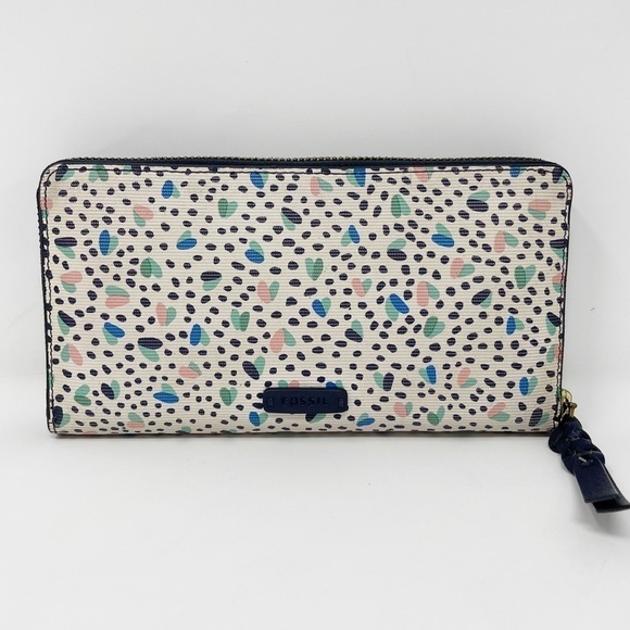 Fossil Wallet Caroline RFID Slim Bifold Wallet - Picture 1 of 11